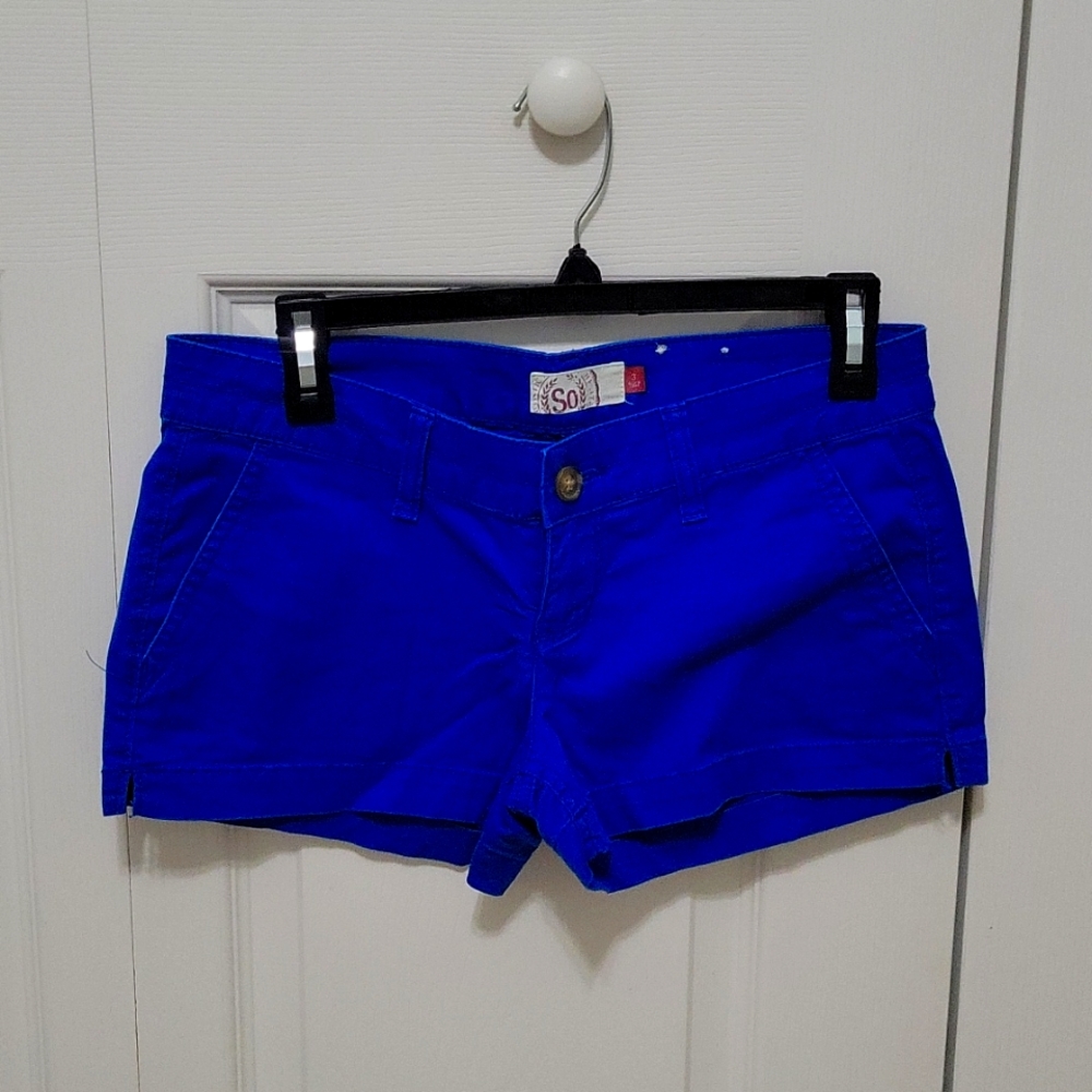 Blue shorts from SO, size 3